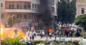 انفجار در نزدیکی هتل محل اقامت مکرون در دمشق؛ تدابیر امنیتی تشدید شد
