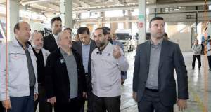معاون وزیر کشور از ظرفیت‌های تولیدی سایپا دیزل بازدید کرد/ توسعه همکاری سایپا دیزل و وزارت کشور در تأمین ناوگان خدمات شهری